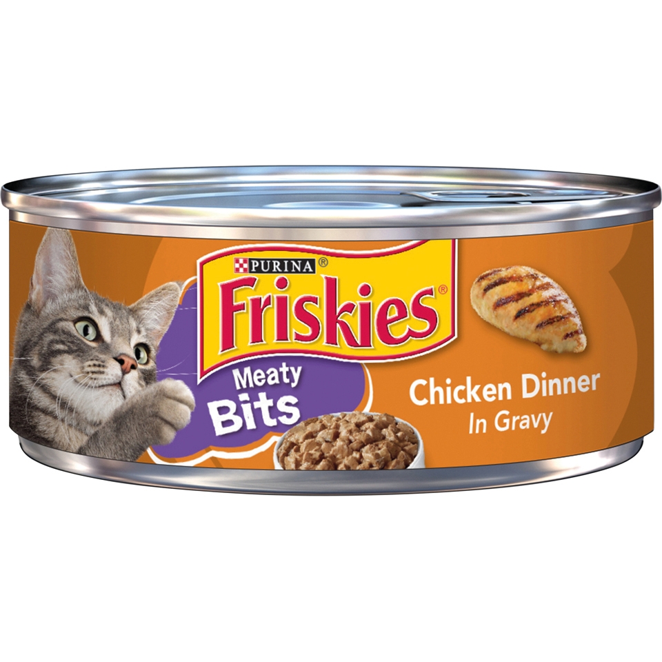 FRISKIES Meaty Bits With Beef In Gravy Wet Cat Food 156g Purina